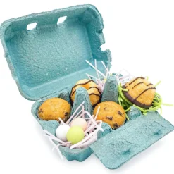 Happy Sprinkles Eierdoos Blauw 6 Eieren* Cupcake Doosjes