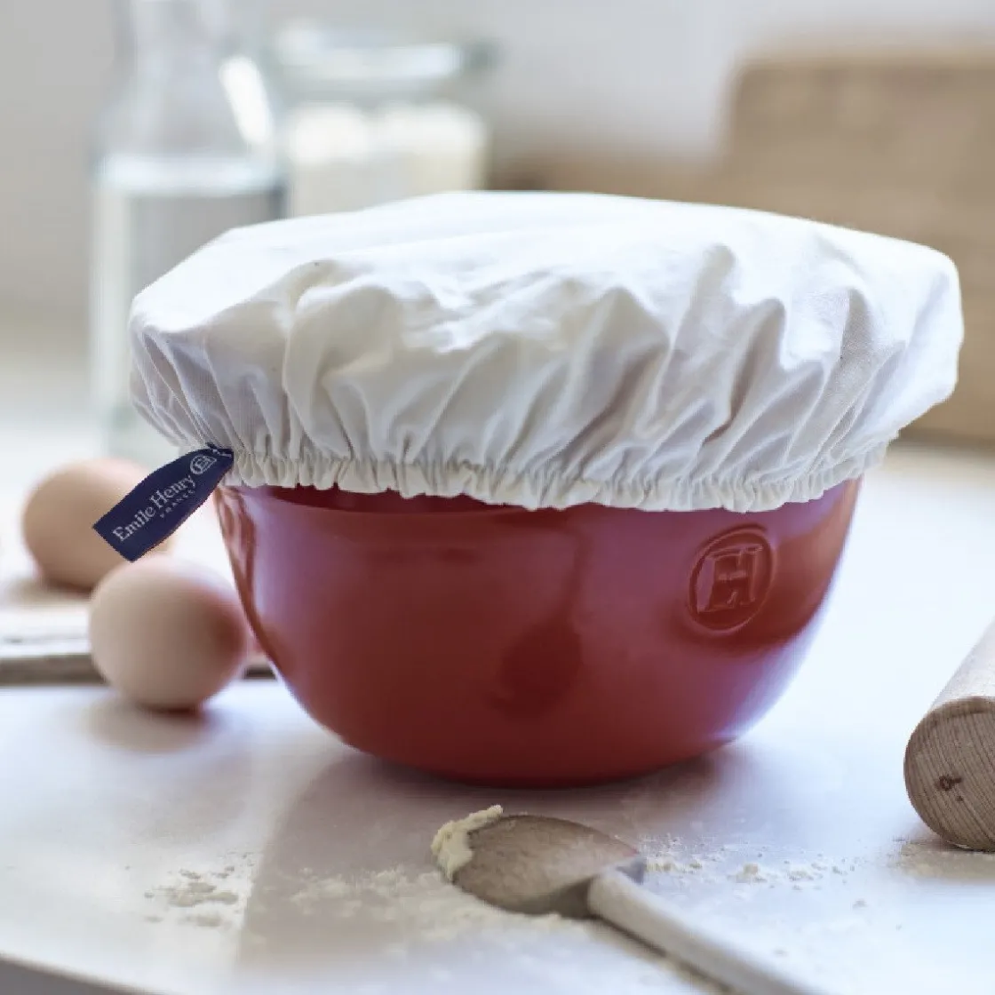 Emile Henry Afdekhoes (voor schalen en kommen) M Ø24cm* Beslagkommen