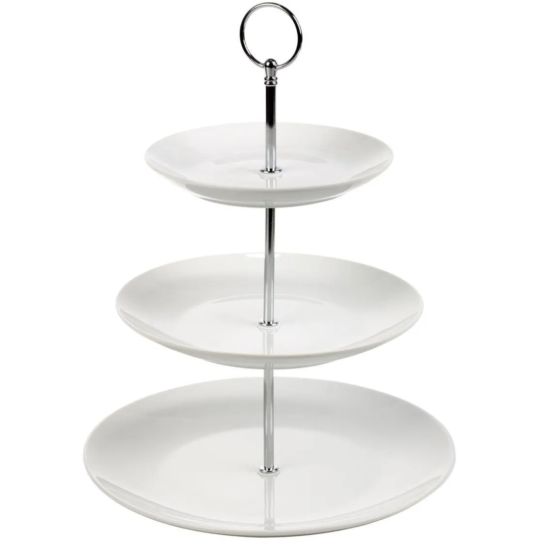 Overig Etagere 3-Laags Porselein* Complete Standaarden