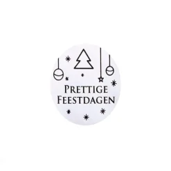 Etiket 'Prettige Feestdagen' 500 stuks* Chocolade Verpakkingen|Bonbon Doosjes