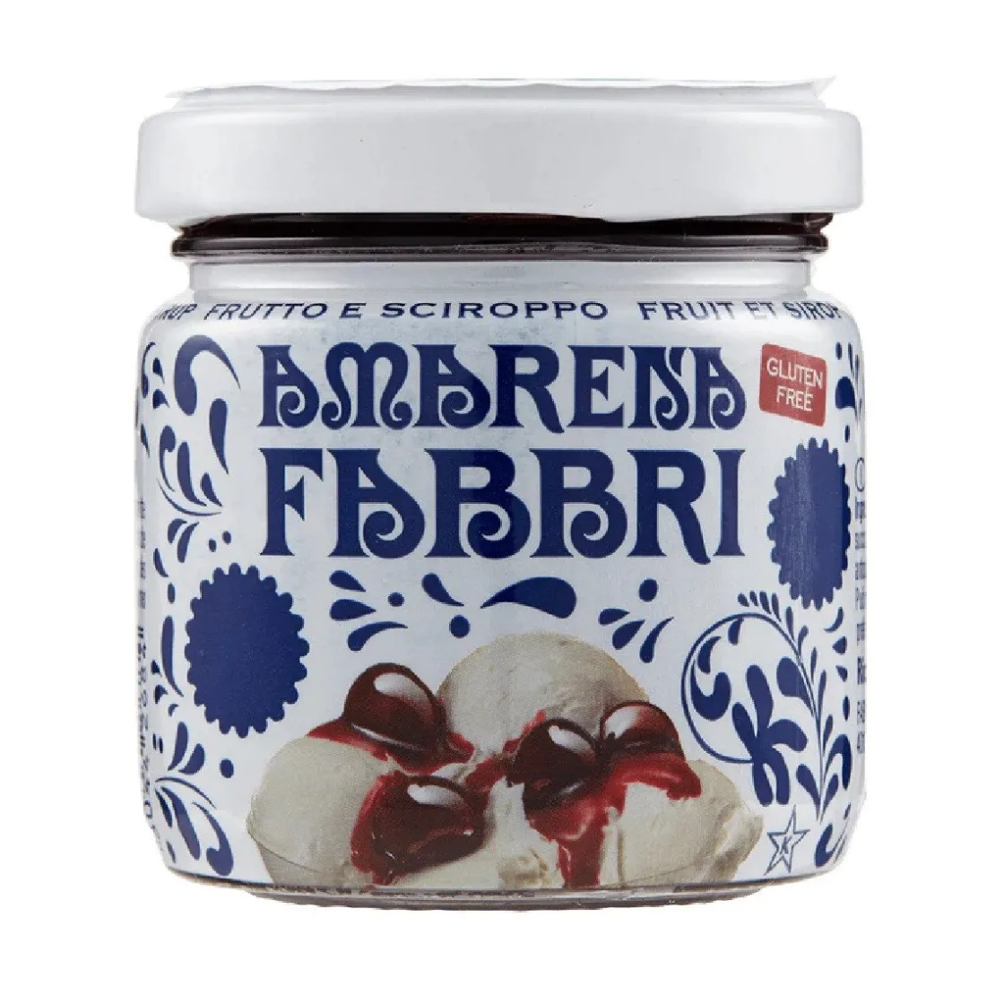 Fabbri Amarena Kersen op Siroop 120g* Fruit En Vanille|Fruitvullingen