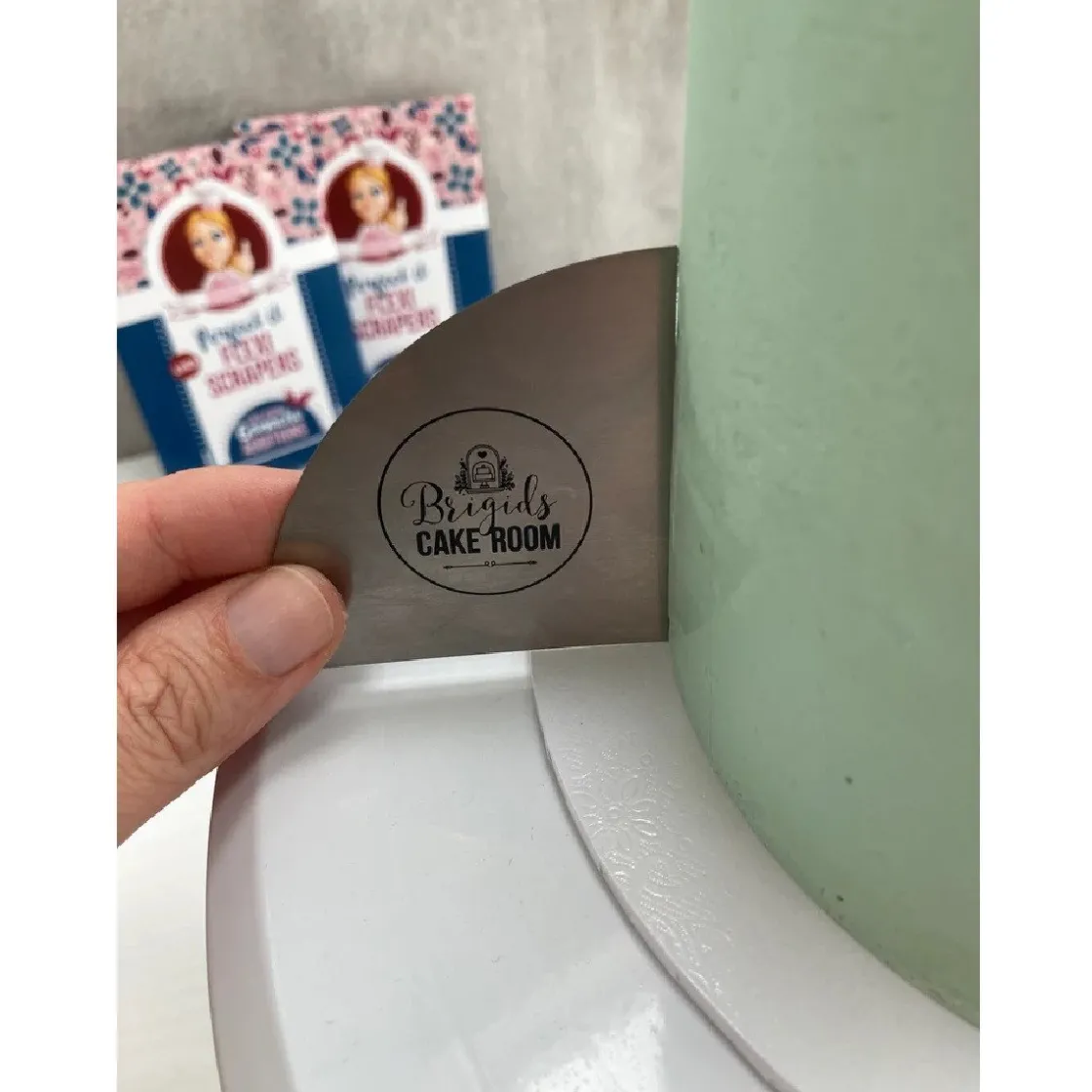 Brigids Cake Room Flexi Schrapers Set/4* Garneerkrabbers|Krabbers En Deegstekers