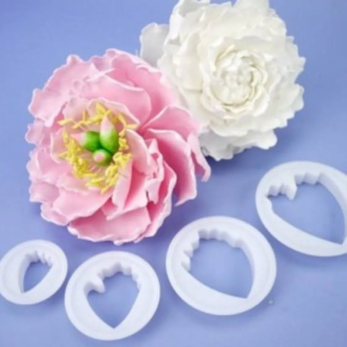 FMM Peony Cutter set/ 4 (pioenroos)* Bloemen Maken