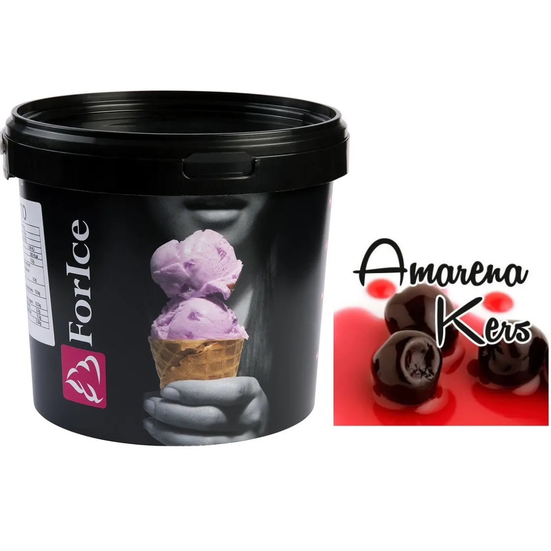 ForIce Variegato Amarena Kers 3kg* Smaakpasta|Toppings