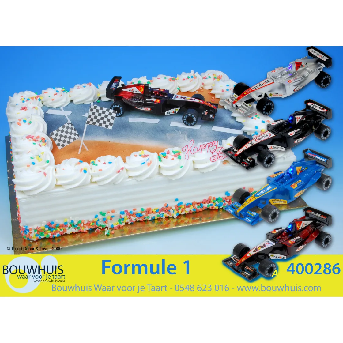 Formule 1 Taartset* Taartsets En Toppers