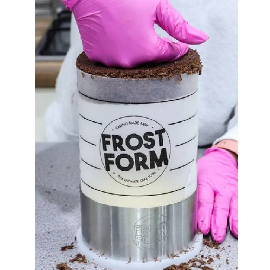 Frost Form Taart Coating Kit Rond 10cm* Smoothers
