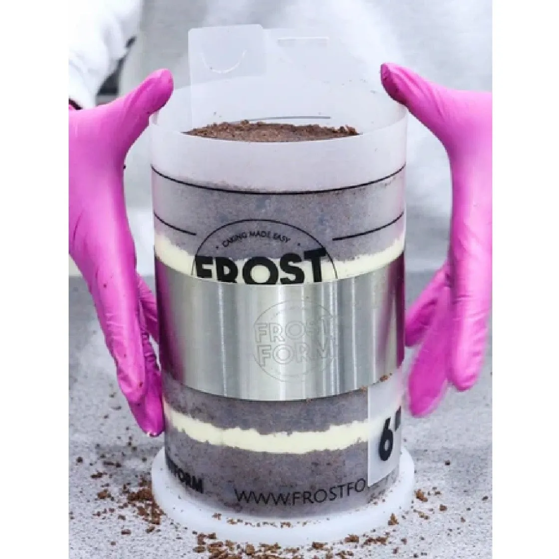 Frost Form Taart Coating Kit Rond 10cm* Smoothers