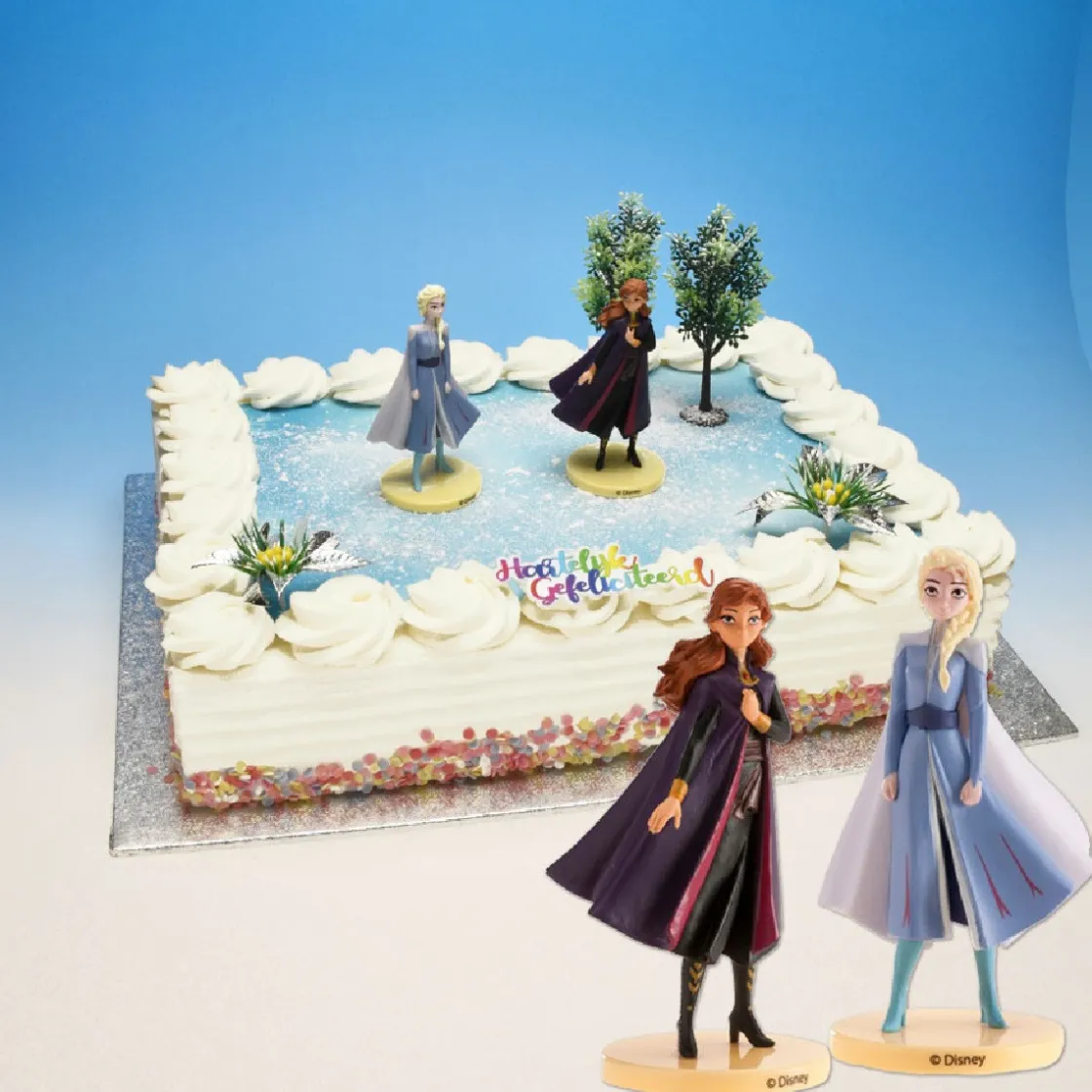 Frozen 2 Taartset - Anna & Elsa (Disney)* Disney Taarttoppers|Taartsets En Toppers