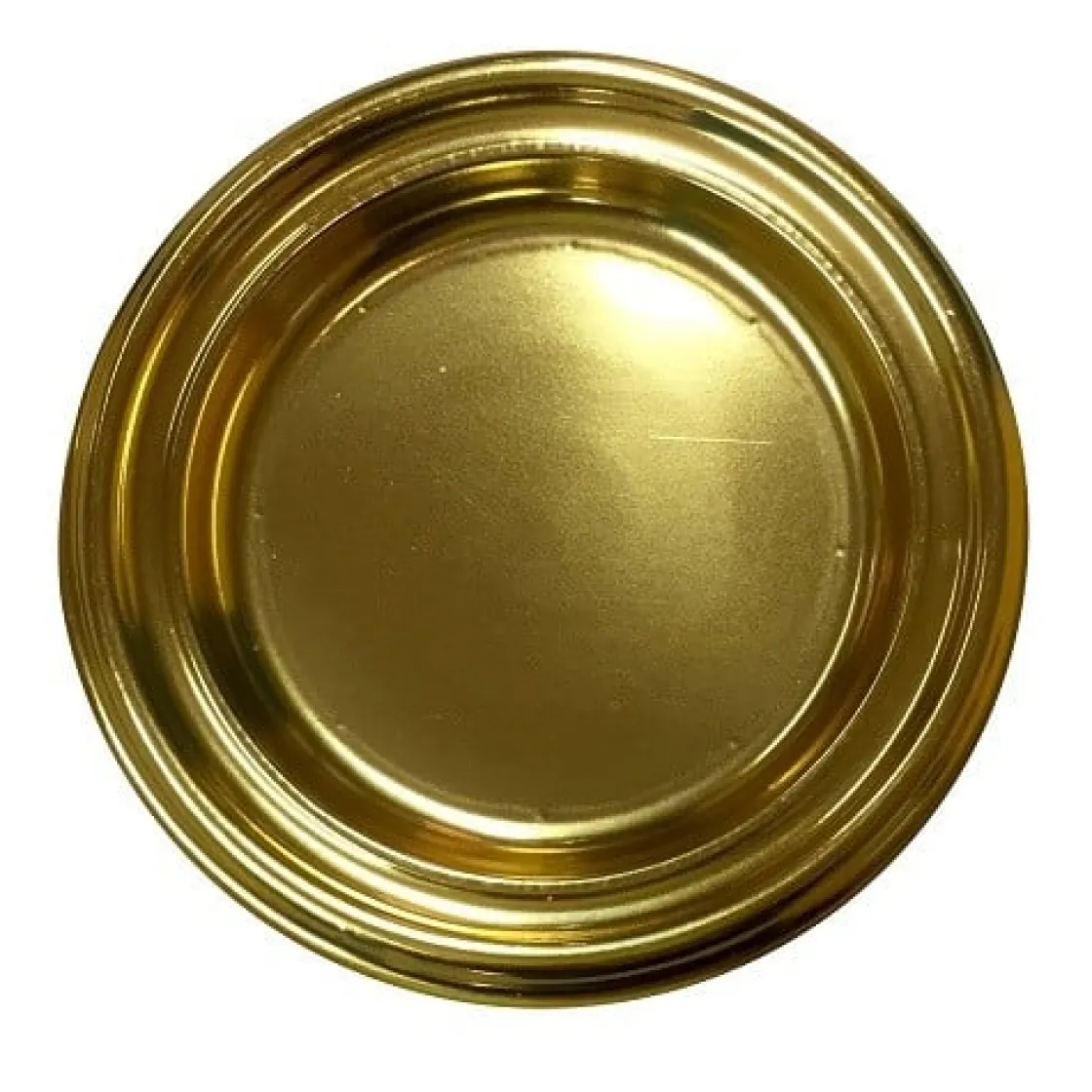 Overig Gebaksschoteltje kunststof Rond Goud Ø86mm* Taartkartons En Randen