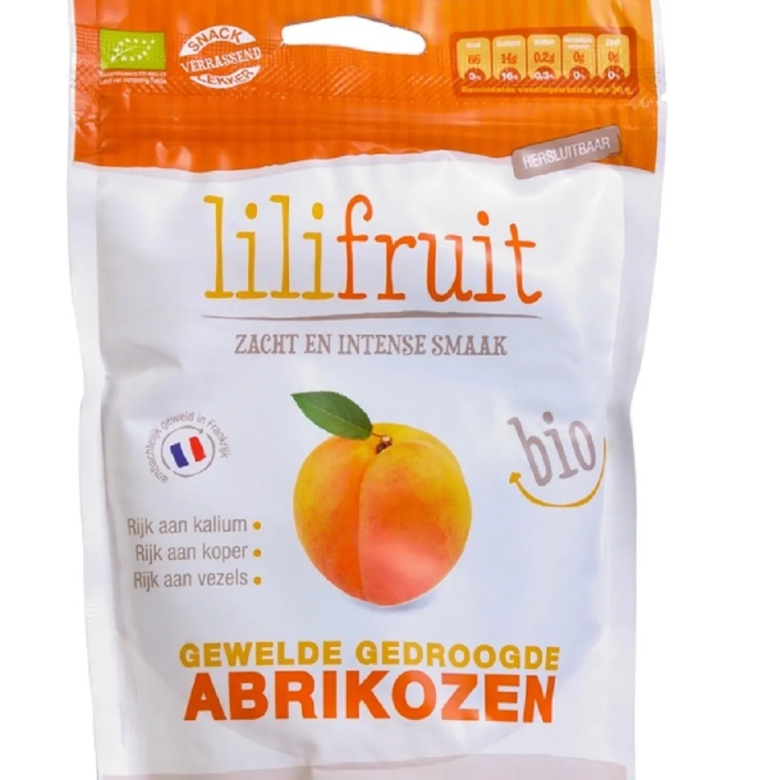 Overig Gewelde Gedroogde Abrikozen Biologisch 150g* Zaden, Granen, Noten En Vruchten