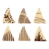 Günthart Chocoladedecoratie Triangel Wit/Bruin Klein 162st.* Chocolade Decoraties|Figuur Decoraties