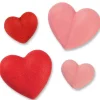 Günthart Suikerdecoratie Hartjes Rood/Roze 288st.* Figuur Decoraties