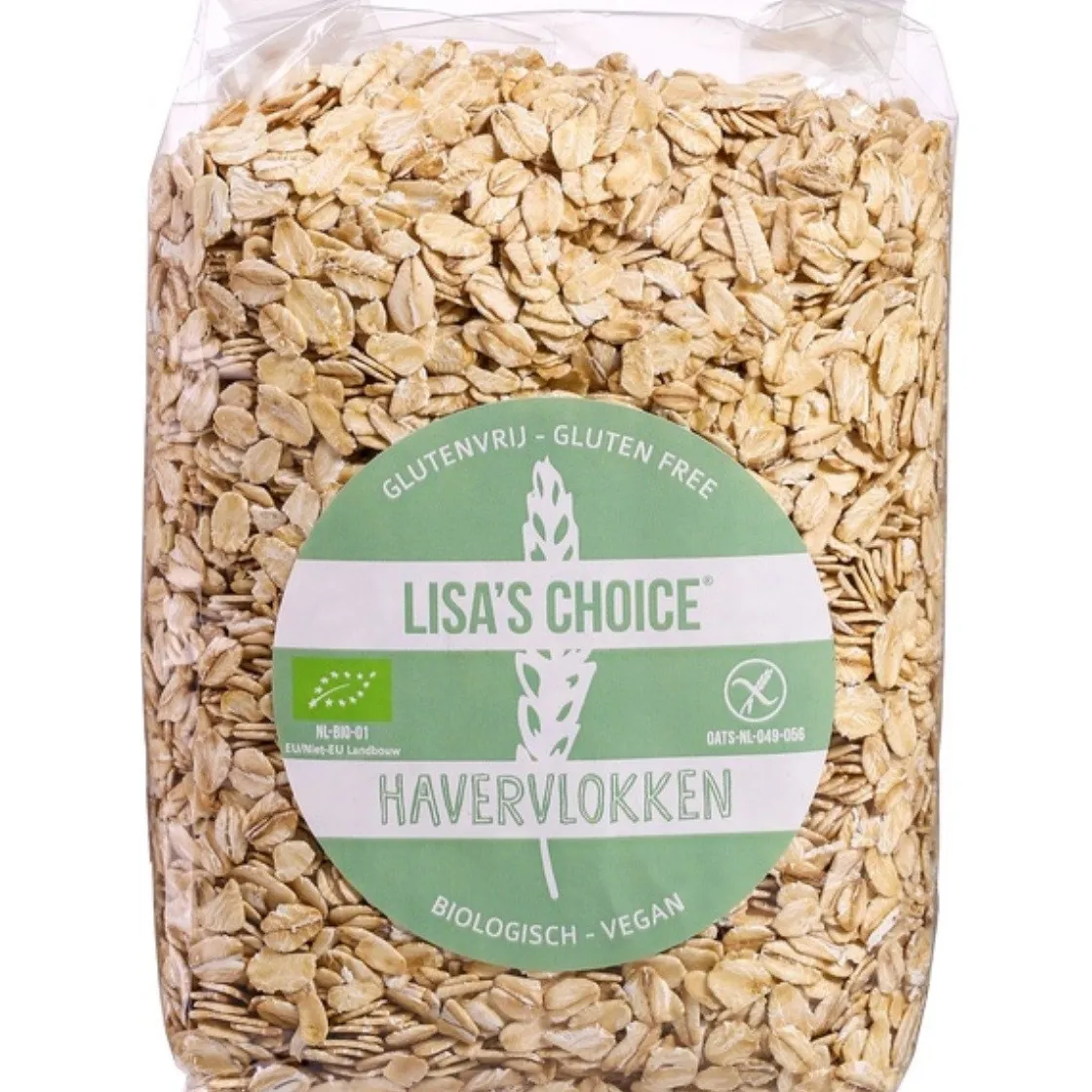 Lisa's Choice Havervlokken Biologisch (Glutenvrij) 450g* Zaden, Granen, Noten En Vruchten