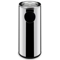 Hendi Afvalbak met asbak 33 Liter* Bedrijfshygiëne
