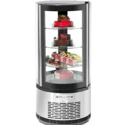 Hendi Arktic Gebaksvitrine Rond 100 Liter* Toonbankdisplays