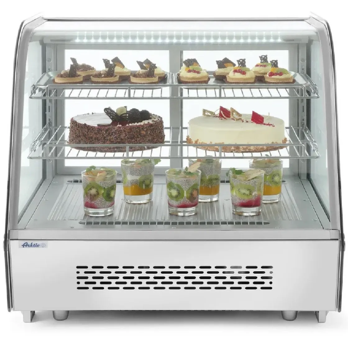 Hendi Arktic Gebakvitrine 120 Liter* Toonbankdisplays