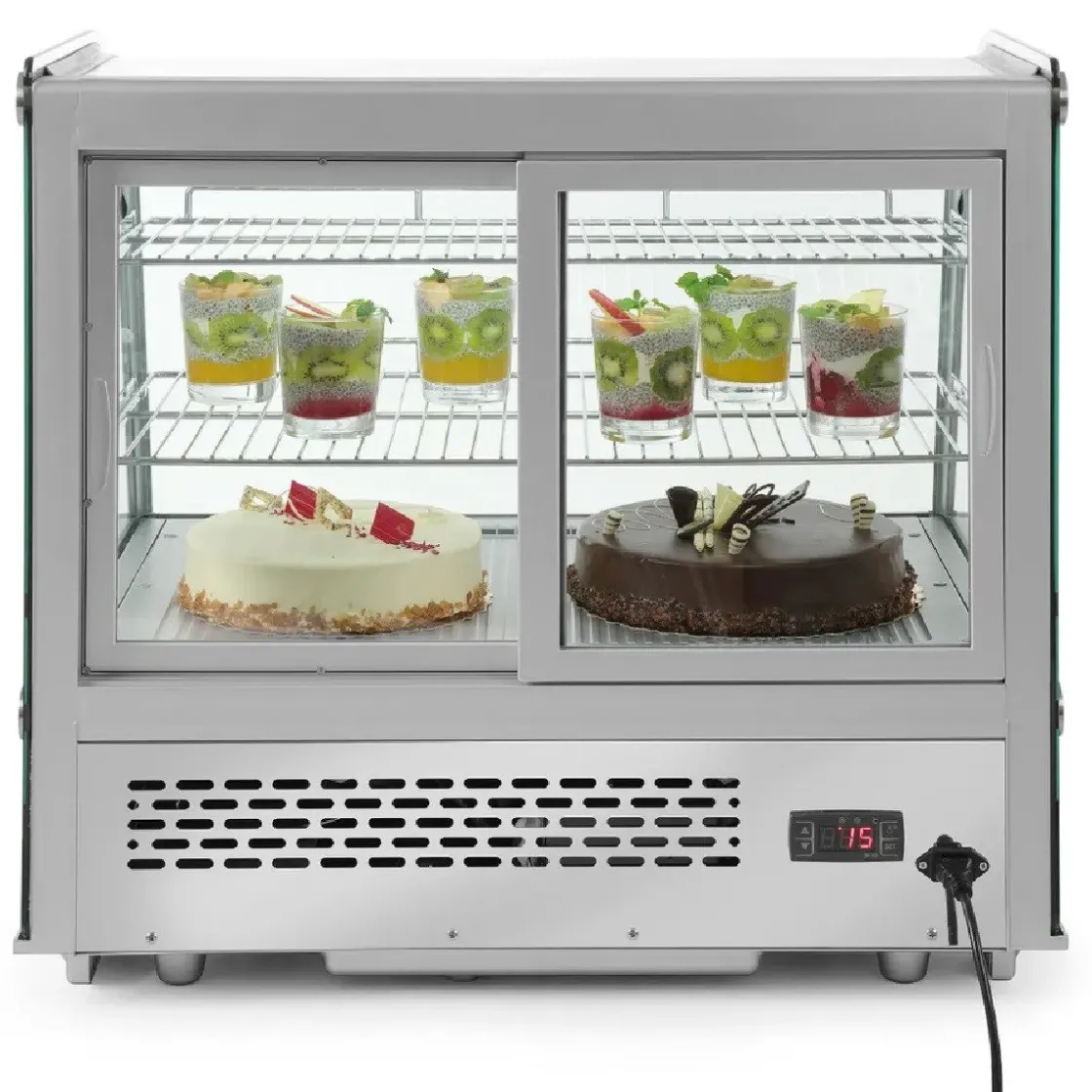 Hendi Arktic Gebakvitrine 120 Liter* Toonbankdisplays