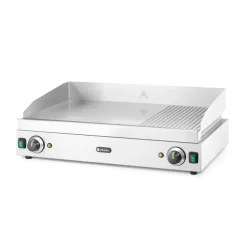 Hendi Bakplaat 1/3 geribbeld 2/3 glad 1/3 geribd 230V/3500W* Bak- En Kookapparaten