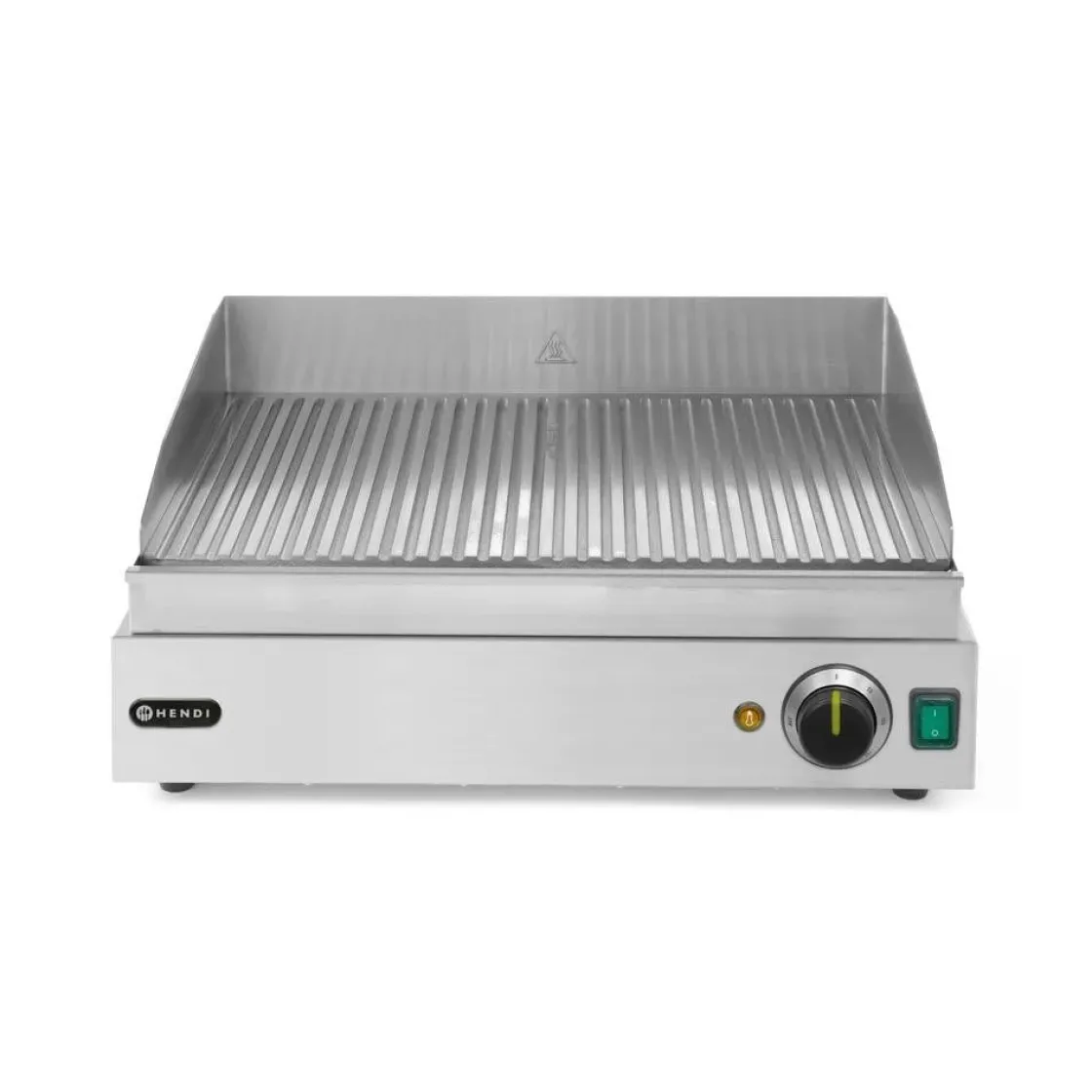 Hendi Bakplaat geribbeld geheel geribd 230V/2400W* Bak- En Kookapparaten