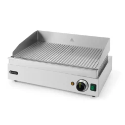 Hendi Bakplaat geribbeld geheel geribd 230V/2400W* Bak- En Kookapparaten