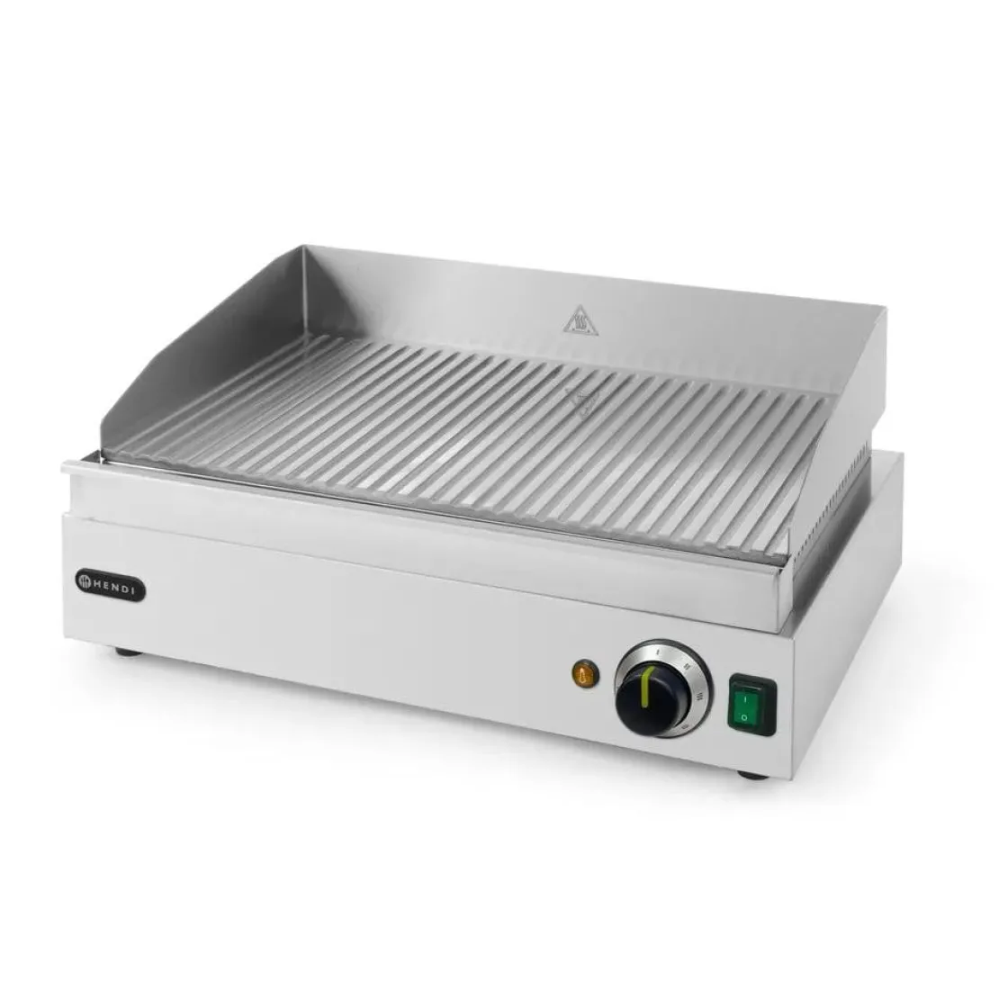 Hendi Bakplaat geribbeld geheel geribd 230V/2400W* Bak- En Kookapparaten