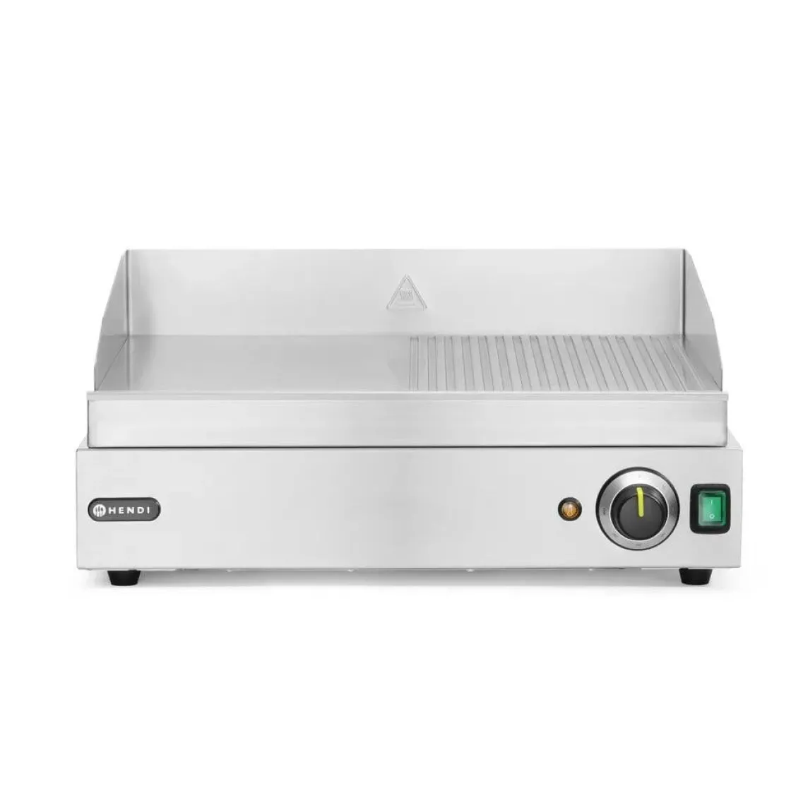 Hendi Bakplaat half geribbeld 1/2 glad 1/2 geribd 230V/2400W* Bak- En Kookapparaten