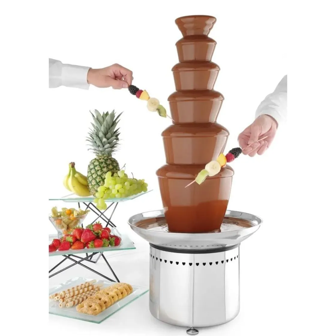 Hendi Chocolade fontein 6 lagen* Complete Standaarden