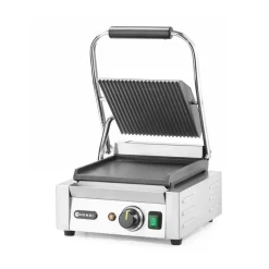 Hendi Contactgrill - enkel onder glad* Bak- En Kookapparaten