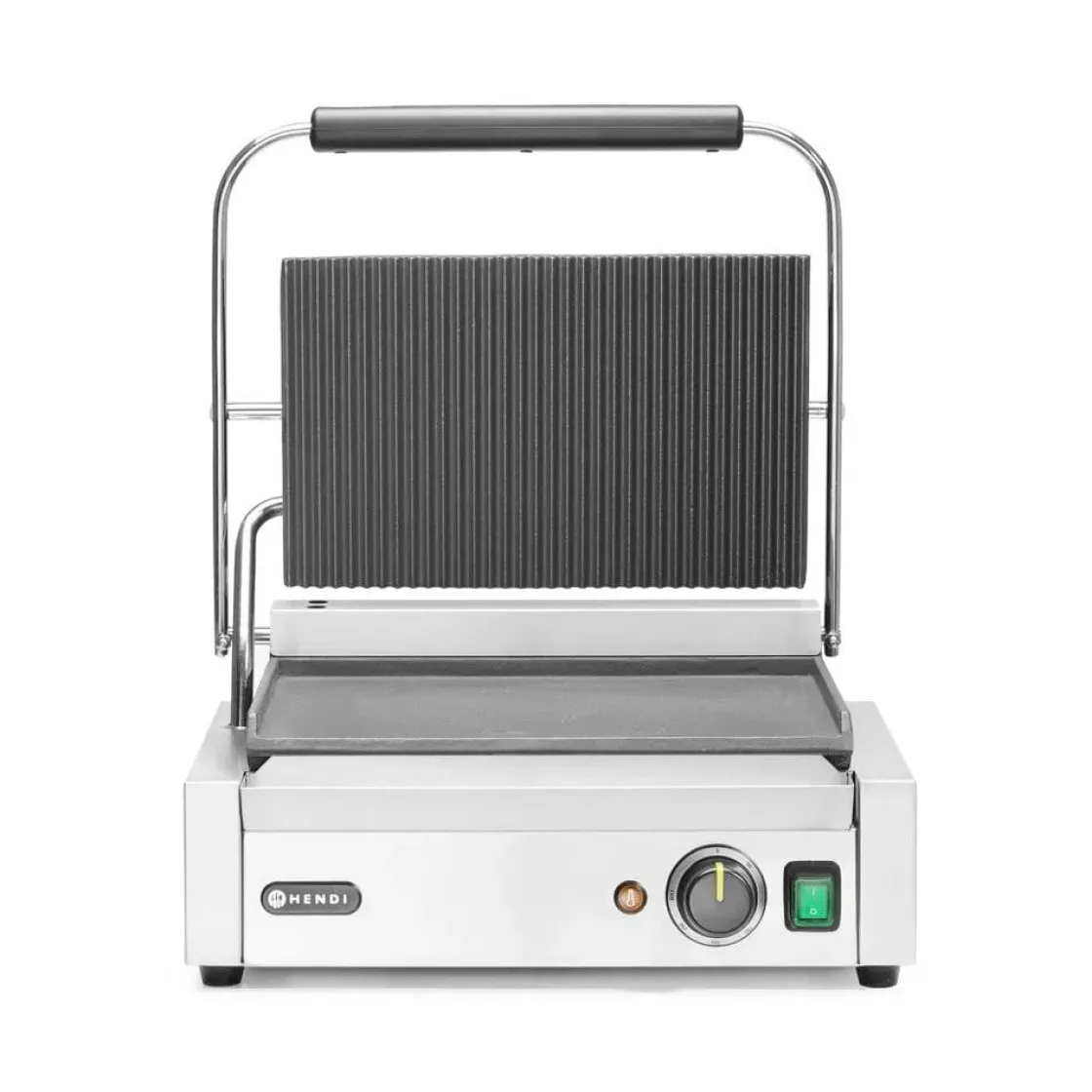 Hendi Contactgrill Panini onder glad* Bak- En Kookapparaten