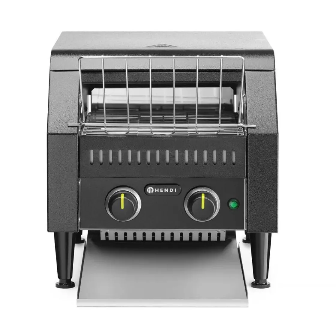 Hendi Doorloop broodrooster Zwart* Bak- En Kookapparaten