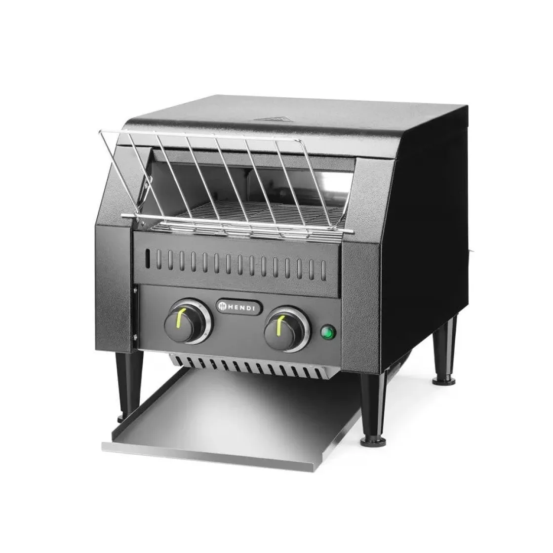 Hendi Doorloop broodrooster Zwart* Bak- En Kookapparaten