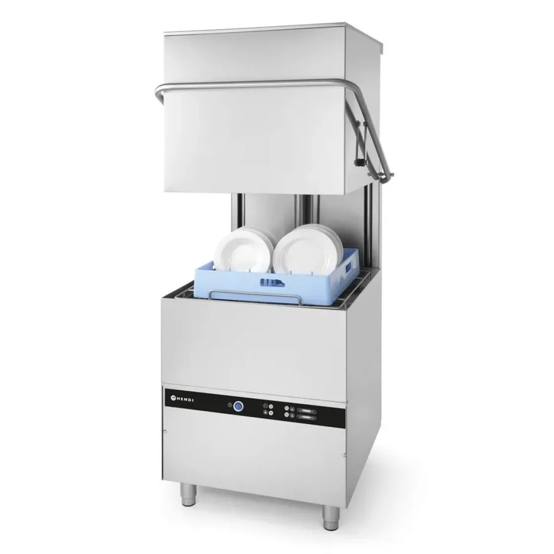 Hendi Doorschuifvaatwasser - 50x50cm - met reinigingspomp* Keukenapparatuur