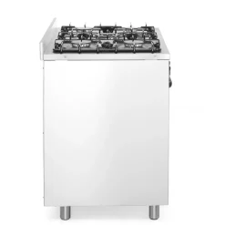 Hendi Gasfornuis - 5 pits met elektrische oven* Bak- En Kookapparaten