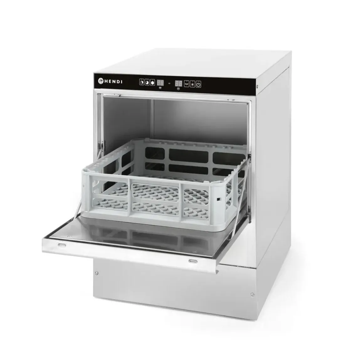 Hendi Glazen vaatwasser 40x40 met afvoer en reinigingspomp* Keukenapparatuur
