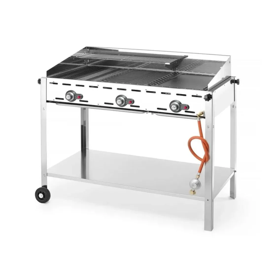 Hendi Green Fire 3 branders incl. bakplaat + 2 GN1/1 rooster* Bak- En Kookapparaten