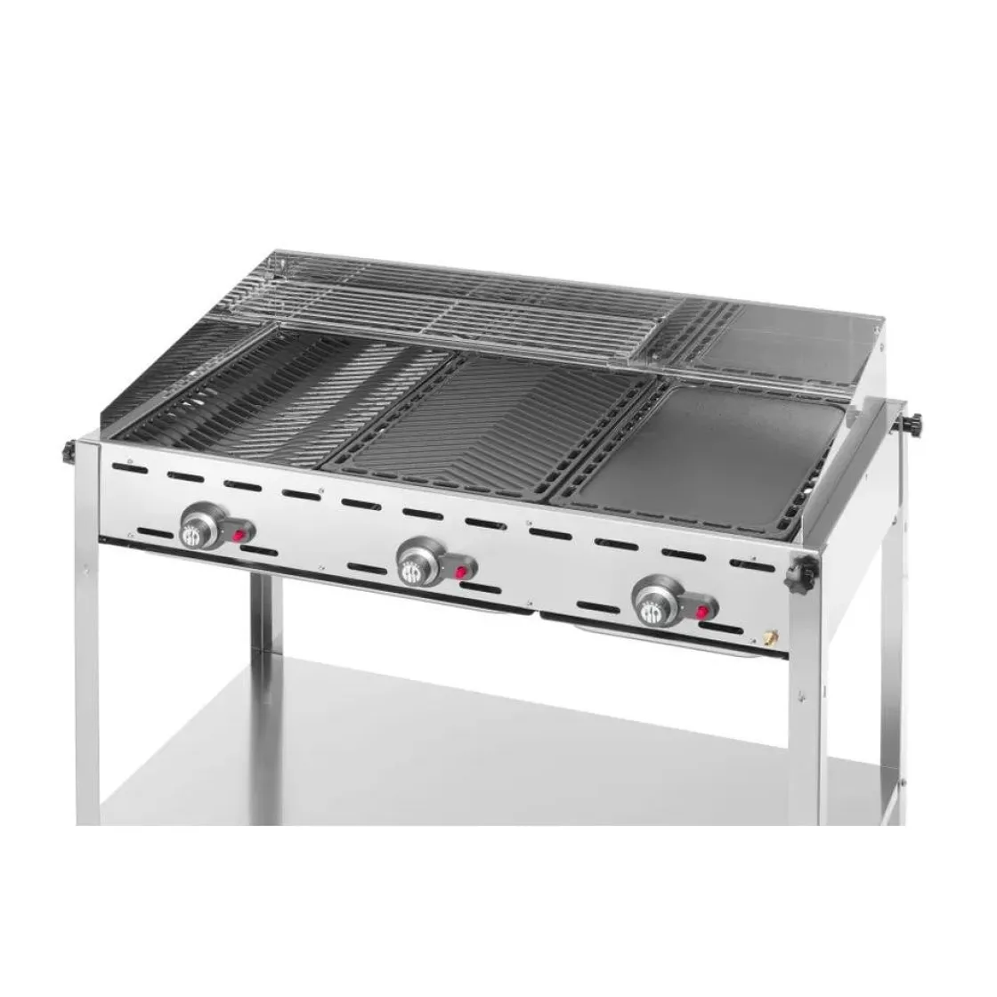 Hendi Green Fire 3 branders incl. bakplaat + 2 GN1/1 rooster* Bak- En Kookapparaten