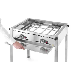 Hendi Green Fire 2 branders incl. bakplaat + GN 1/1 rooster* Bak- En Kookapparaten