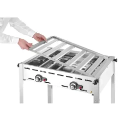 Hendi Green Fire 2 branders incl. bakplaat + GN 1/1 rooster* Bak- En Kookapparaten