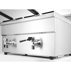 Hendi Inductie friteuse met aftapkraan - 2 x 8L* Bak- En Kookapparaten