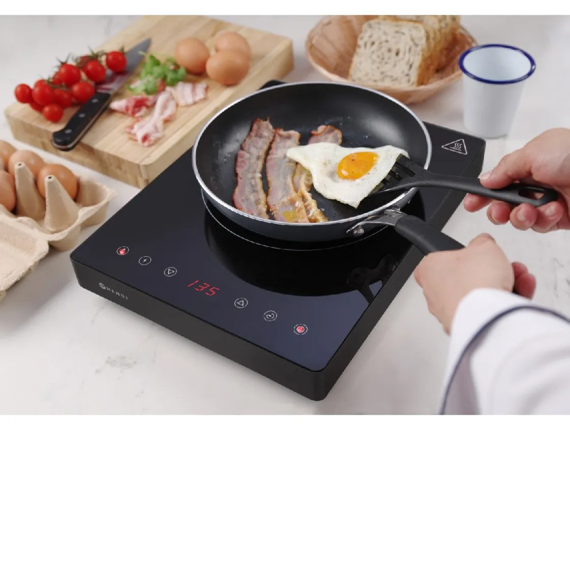 Hendi Inductiekookplaat 2000W Kitchen Line* Bak- En Kookapparaten