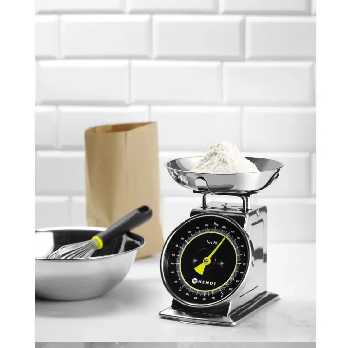 Hendi Mechanische Keukenweegschaal 5kg* Meten En Wegen|Weegschalen
