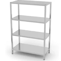 Hendi Opbergrek met 4 planken 1000x400mm* Horeca Opslag- En Serveersystemen