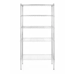 Hendi Opbergrek met 5 schappen Chroom* Horeca Opslag- En Serveersystemen