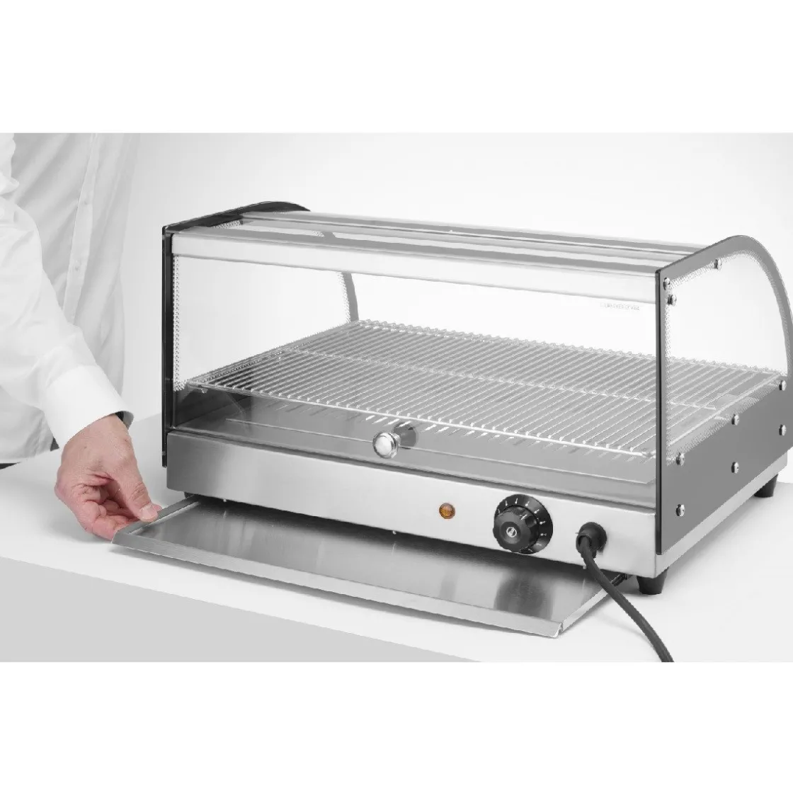 Hendi Opzet Warmhoudvitrine Enkellaags* Toonbankdisplays