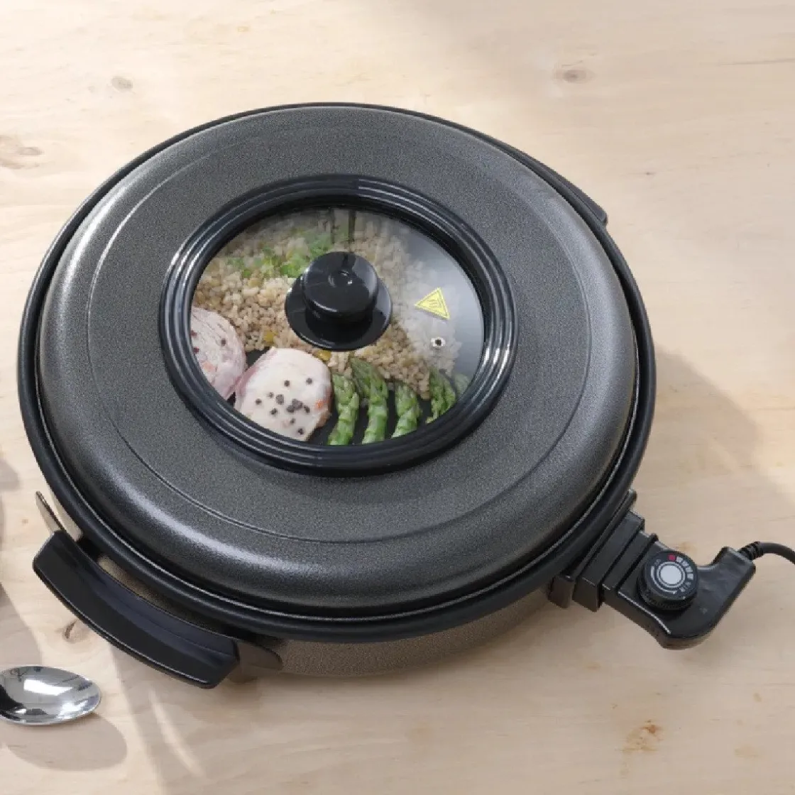 Hendi Partypan Elektrisch Ø40x19cm* Bak- En Kookapparaten