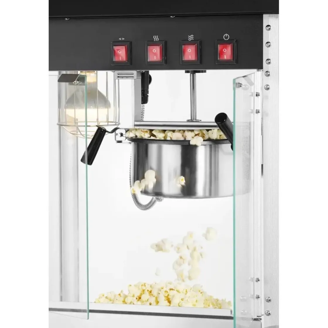 Hendi Popcornmachine Zwart* Bak- En Kookapparaten