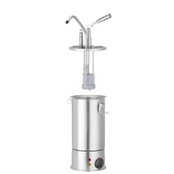 Hendi Sausverwarmer met pomp 3L* Bak- En Kookapparaten