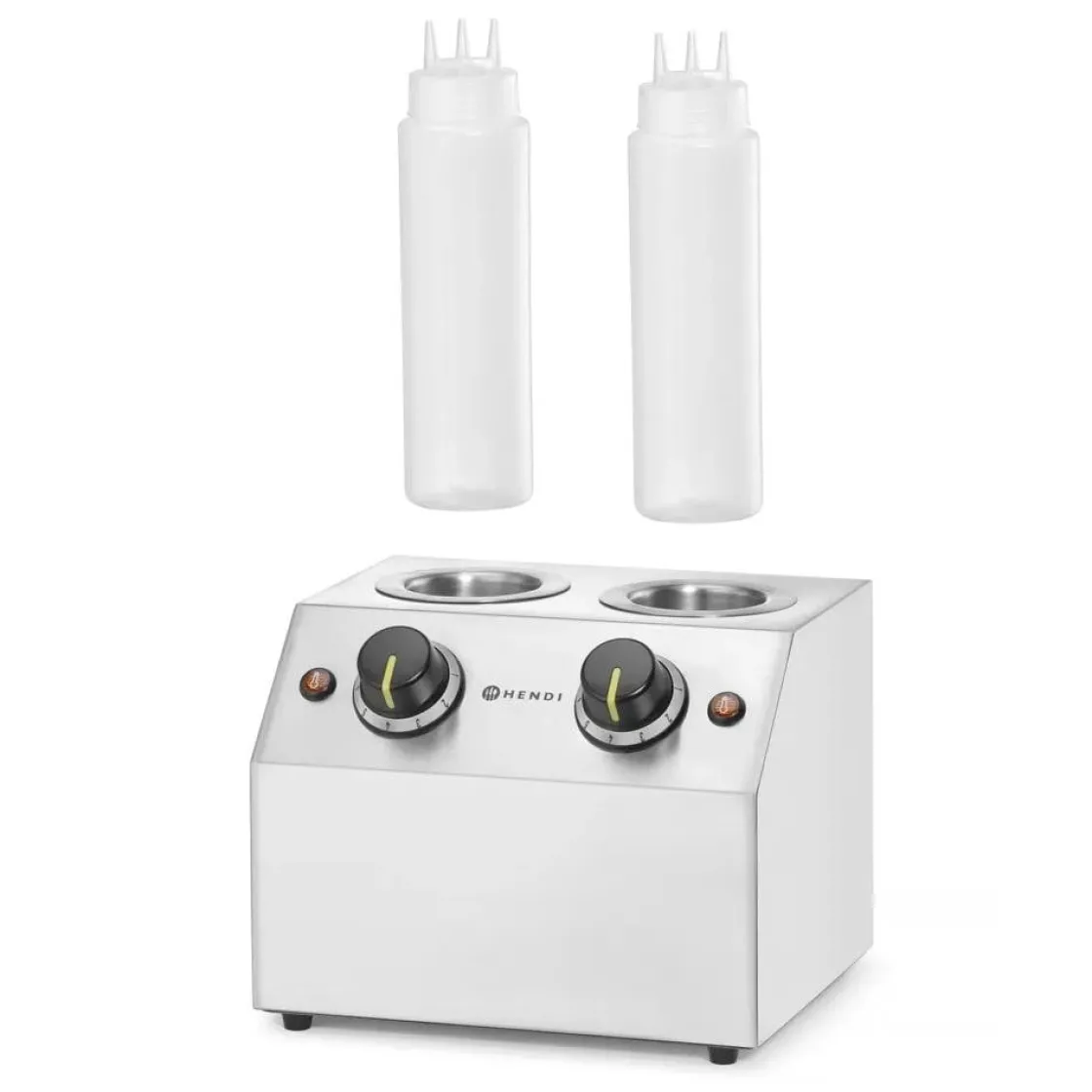 Hendi Sauswarmer dubbel 2x 650ml* Bak- En Kookapparaten