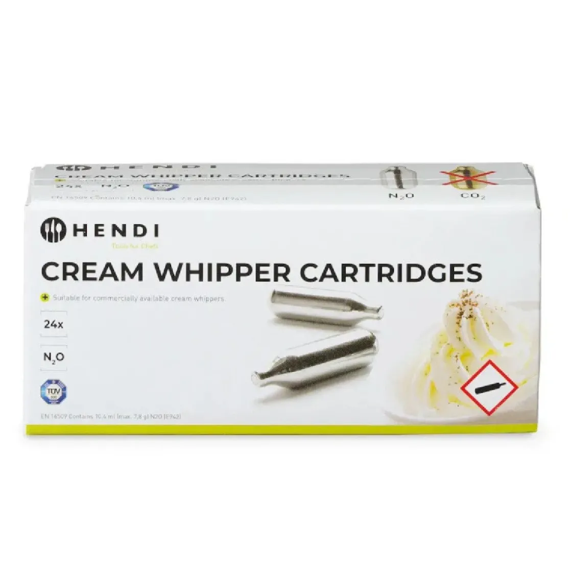 Hendi Slagroompatronen 24st.* Bakhulpmiddelen
