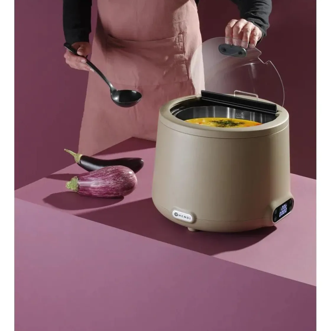 Hendi Soepketel 8L UNIQ Beige* Bak- En Kookapparaten